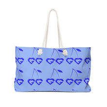 Load image into Gallery viewer, GG Patent Blue ~ Beach Bag
