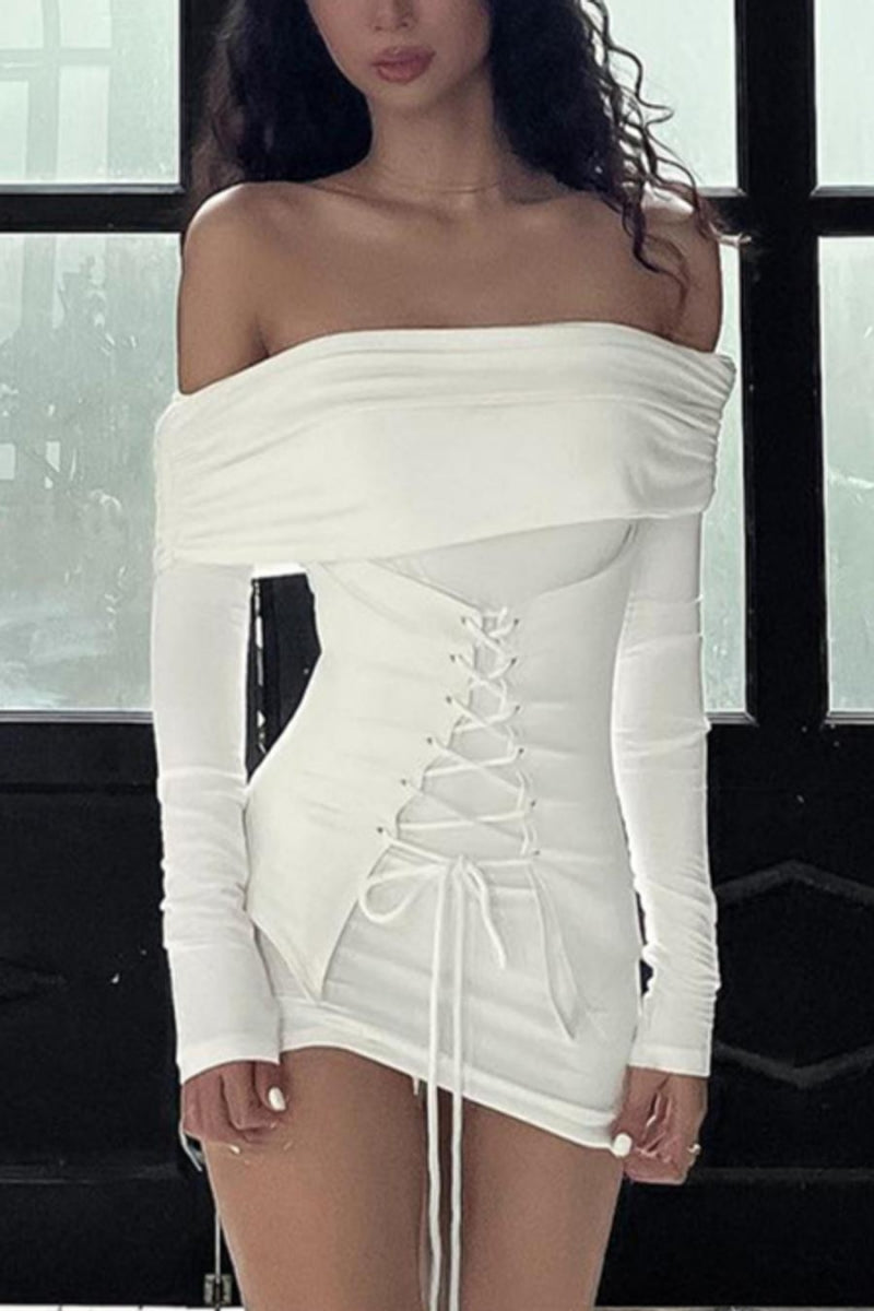 Wrap Me in Your Arms Corset Dress
