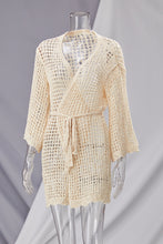Load image into Gallery viewer, Solstice Knit Tie Coverup
