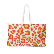 Load image into Gallery viewer, GG Orange Cheetah ~ Beach Bag
