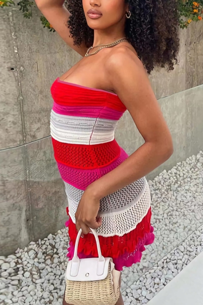 Palm Beach Knit Tube Dress (2 colors)